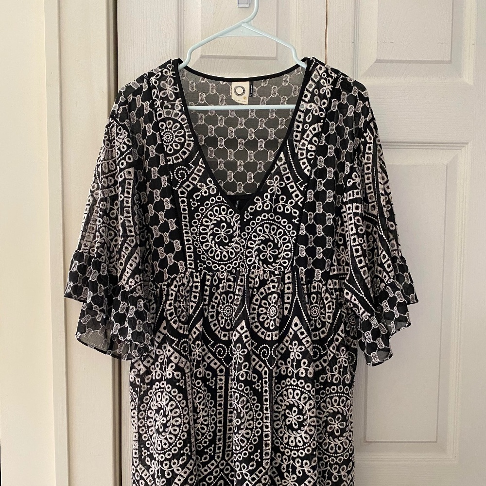 Akemi + Kin Anthropologie Eyelet Dress